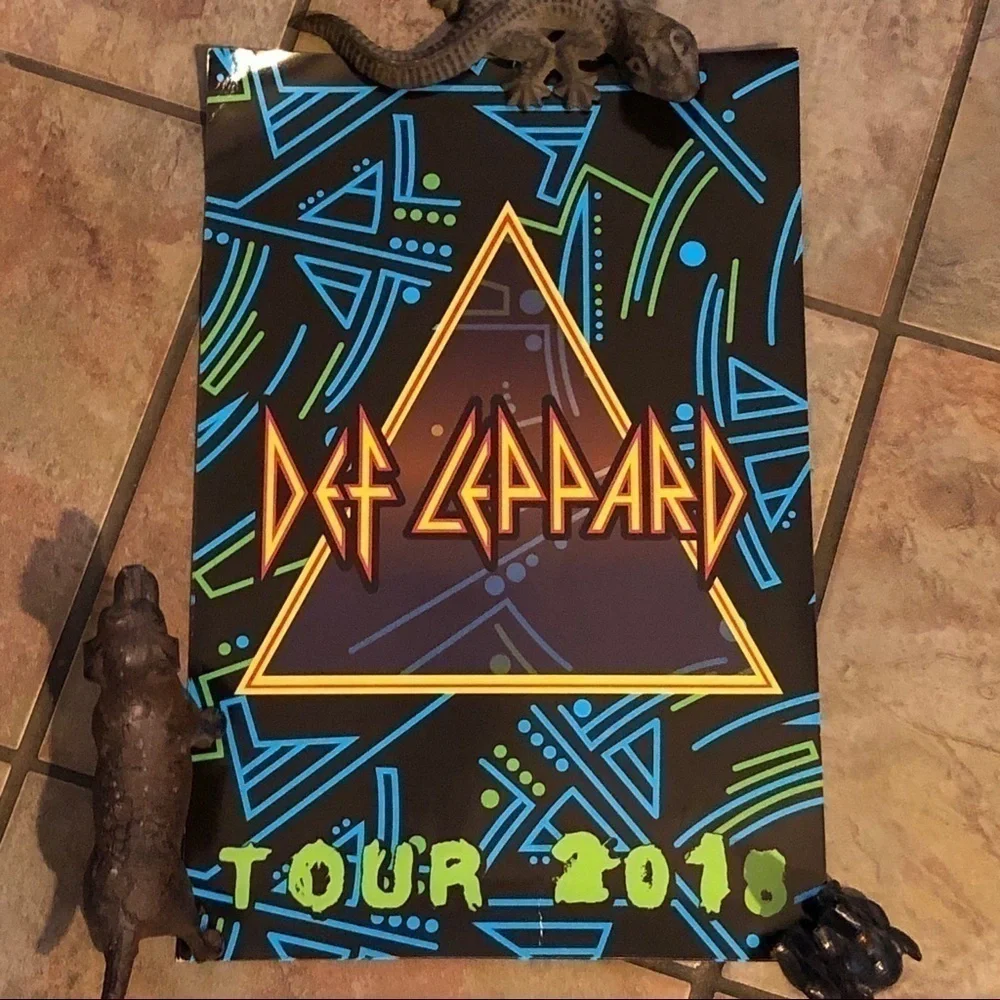 2018 Tour Def Leppard VIP Poster Print